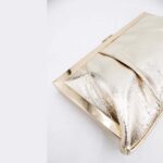 Pochette de soirée ou de mariage avec bandoulière - Doré – Image 3