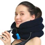 Dispositif de traction cervicale pour aider à l'étirement et le soutien du cou, l'alignement de la colonne vertébrale