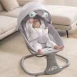 Berceau à balançoire électrique pour bébé multifonctionnelle – Image 3