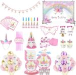Kit de 82 pièces d'anniversaire - Licorne – Image 4
