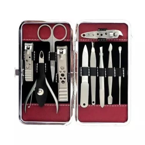 Kit complet de manucure pédicure - 10 pièces