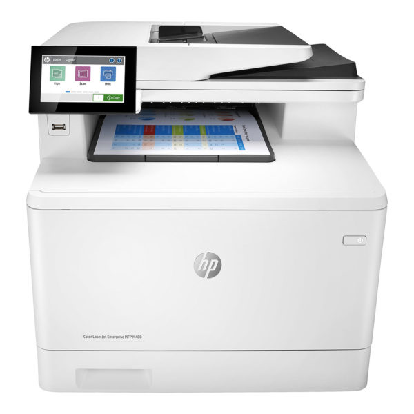 Imprimante HP LaserJet Enterprise MFP M480f multifonction laser couleur 3-en-1 recto/verso automatique (USB 2.0/Ethernet)