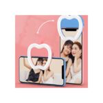 Selfie Ring Light - Avec Lumière LED en Forme de Pomme Rose