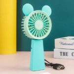 Mini Ventilateur De Poche Rechargeable - Bleu