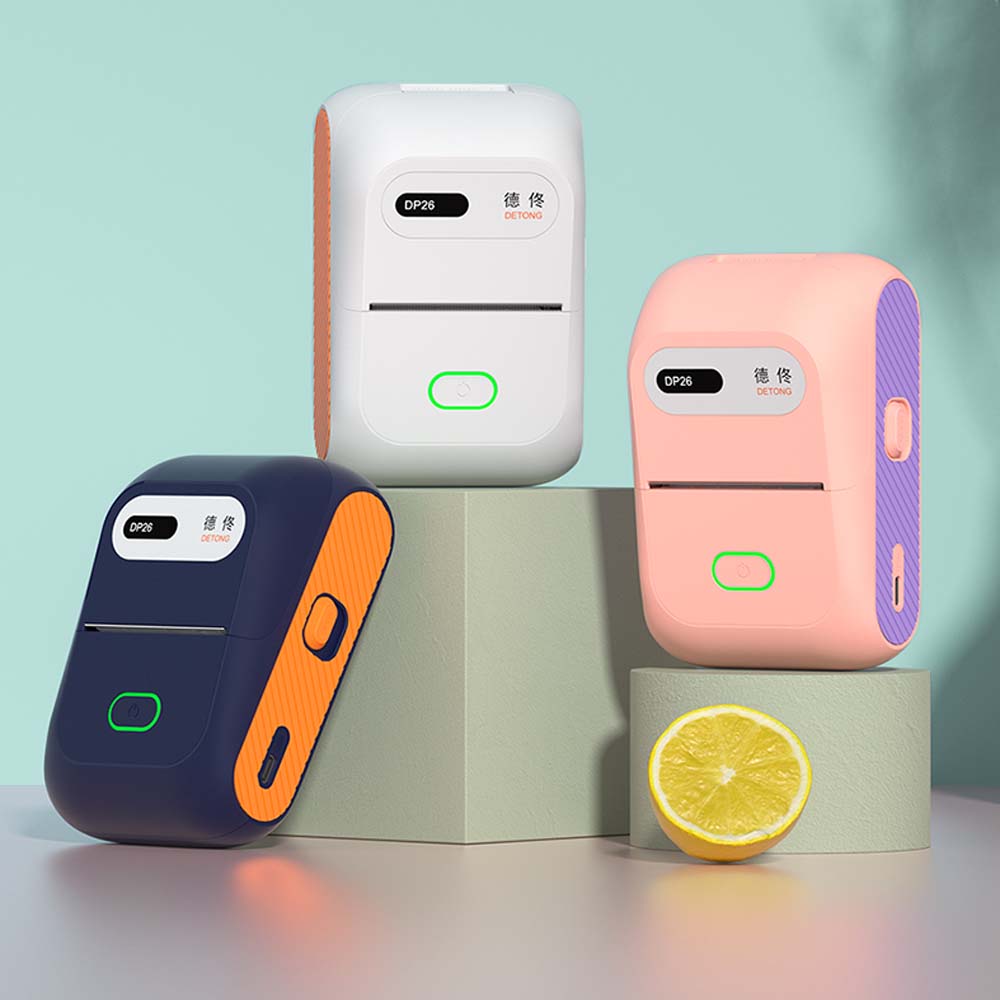 Mini Imprimante d'Etiqueteuse Thermique Autocollante Portable , Sans Fil, Bluetooth Windows Android – Image 2