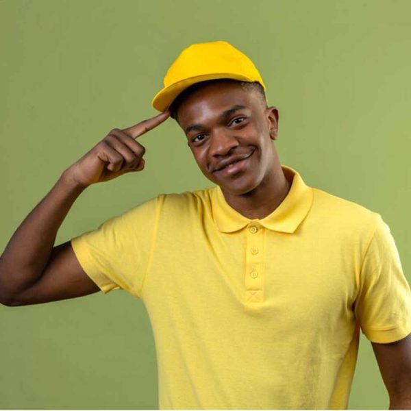 Ensemble Polo + Casquette - Jaune