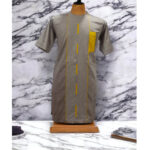 Ensemble Boubou Tunique - Marron