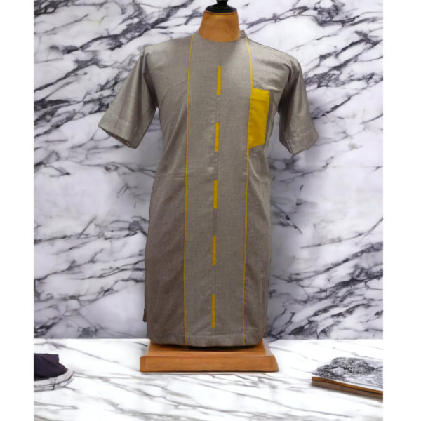 Ensemble Boubou Tunique - Marron