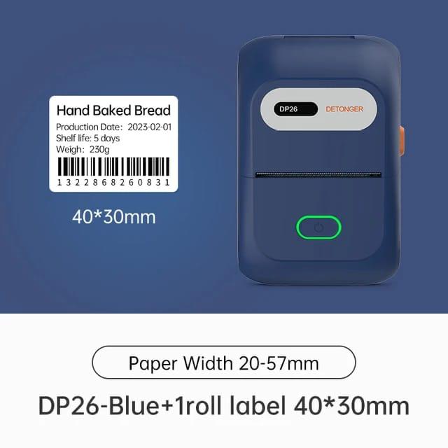 Mini Imprimante d'Etiqueteuse Thermique Autocollante Portable , Sans Fil, Bluetooth Windows Android – Image 3