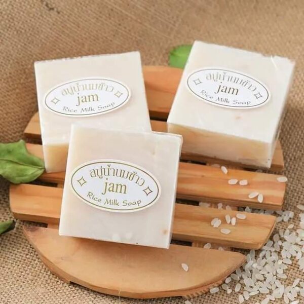 Lot De 3 Savon Au Riz De Jasmin
