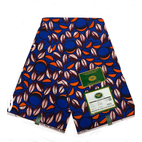 Pagne Wax Hollandais Du Bénin - Bleu