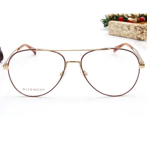 Lunettes de vue Givenchy GV0095 6K3 56-15-145 - Rouge/Doré