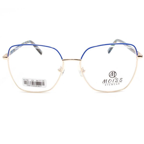 Lunettes de vue M1732 C3 54-17-135 - Bleu/Or