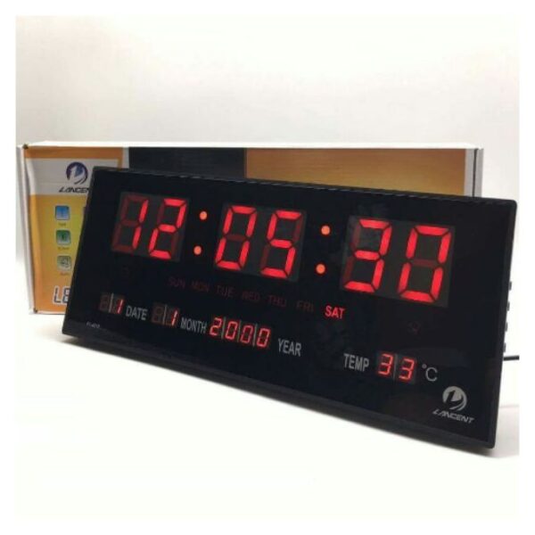 Horloge Moderne Numérique - Noir