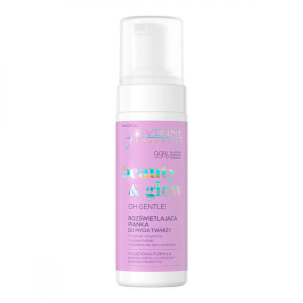 BEAUTY & GLOW - Mousse Nettoyante Illuminante Pour le Visage - 150ml