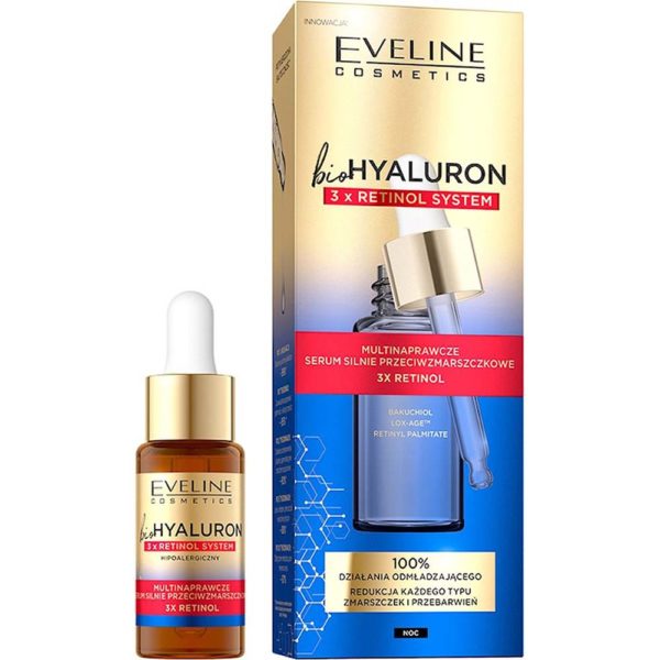 BIO HYALURON 3XRETINOL - Sérum Multi - Réparateur Intensément Anti-Rides - 18ml
