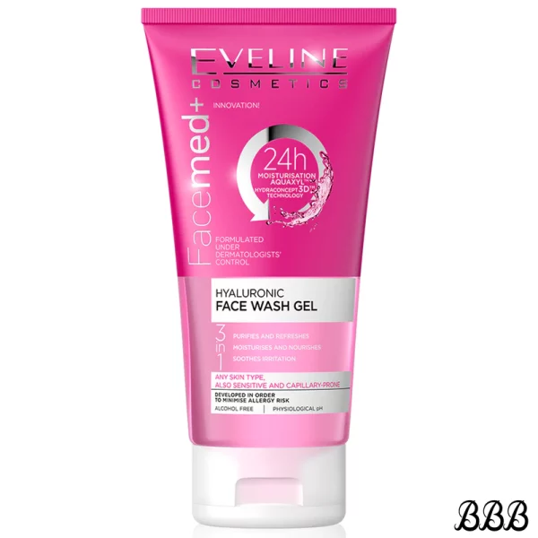 FACEMED+ - Gel Nettoyant à L'acide Hyaluronique Pour Le Visage - 150ml