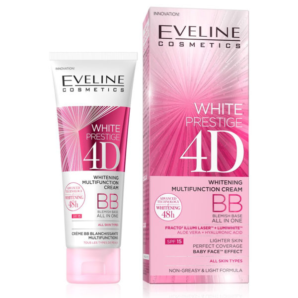 WHITE PRESTIGE 4D BB - Base de maquillage multifonction pour le visage - 50ml