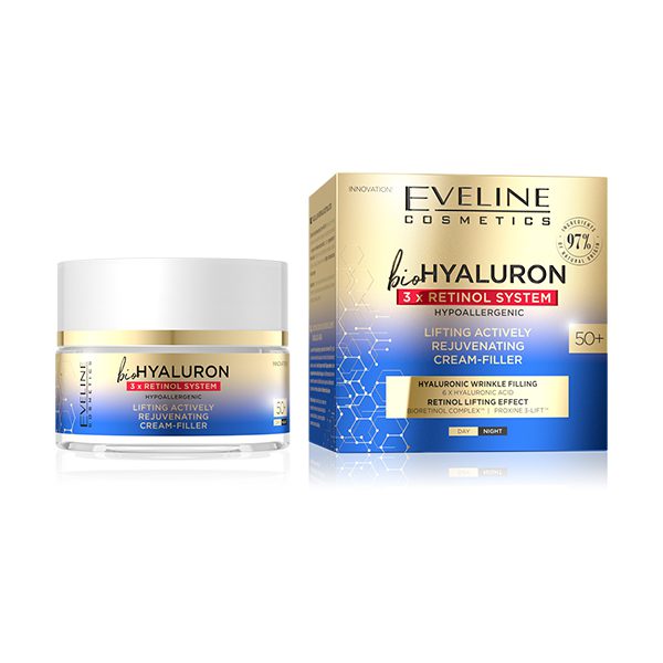 BIO HYALURON 3XRETINOL - Crème Multi - Nourrissante Pour Le Visage 50+ - 50ml