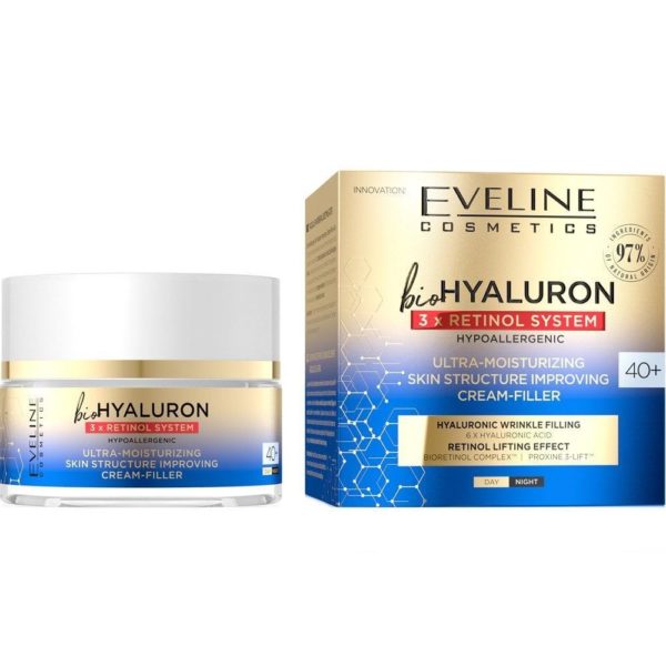BIO HYALURON 3XRETINOL - Crème Multi - Nourrissante Pour Le Visage 40+ - 50ml