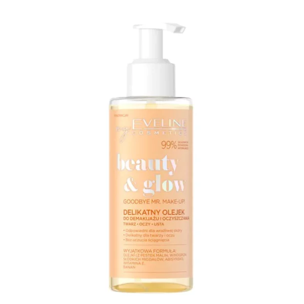 BEAUTY & GLOW - Huile Démaquillante Et Nettoyante Légère Pour Le Visage - 145ml