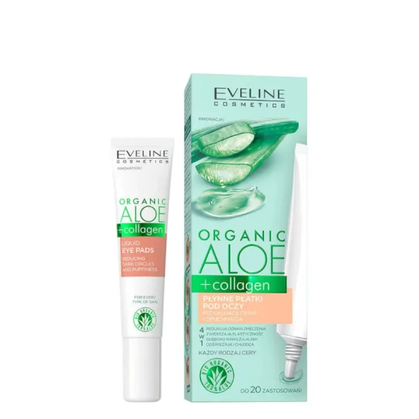 ORGANIC ALOE+COLLAGEN  - Patchs Liquides Pour Réduire Les Cernes Et Les Poches- 20ml