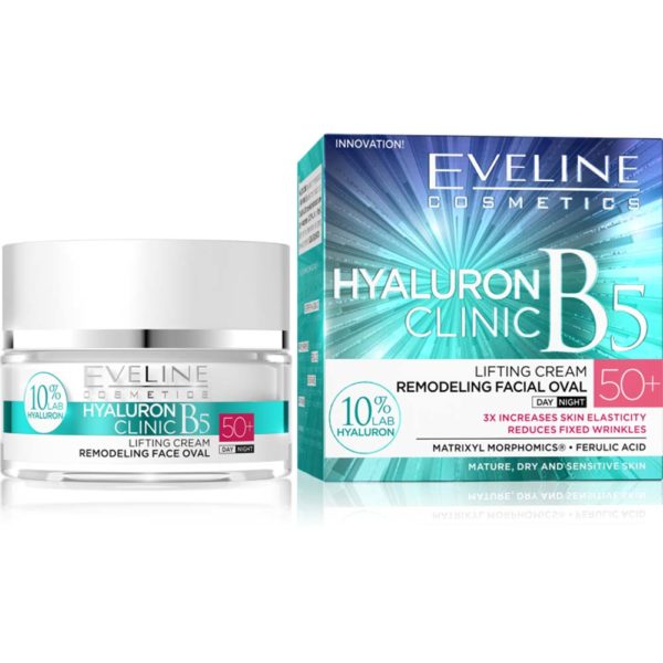 HYALURON CLINIC B5 - Crème De Jour Et De Nuit Pour Le Visage 50+ - 50ML