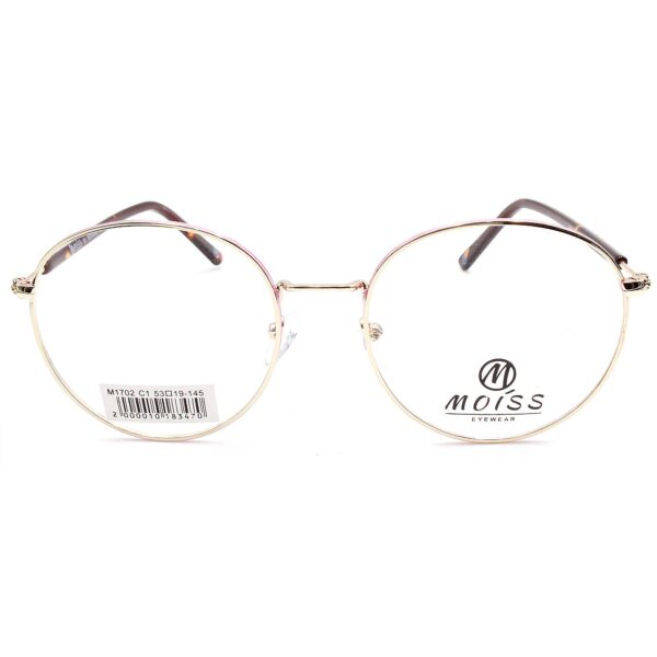 Lunettes de vue femme M1702 C1 53-19-145 - Doré/Muticolore