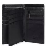 Portemonnaie en cuir pour homme - Noir – Image 6
