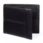 Portemonnaie en cuir pour homme - Noir – Image 4