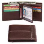 Portemonnaie en cuir pour homme - Marron – Image 5