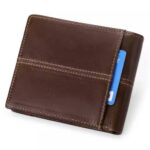 Portemonnaie en cuir pour homme - Marron – Image 4