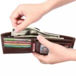 Portemonnaie en cuir pour homme - Marron – Image 3