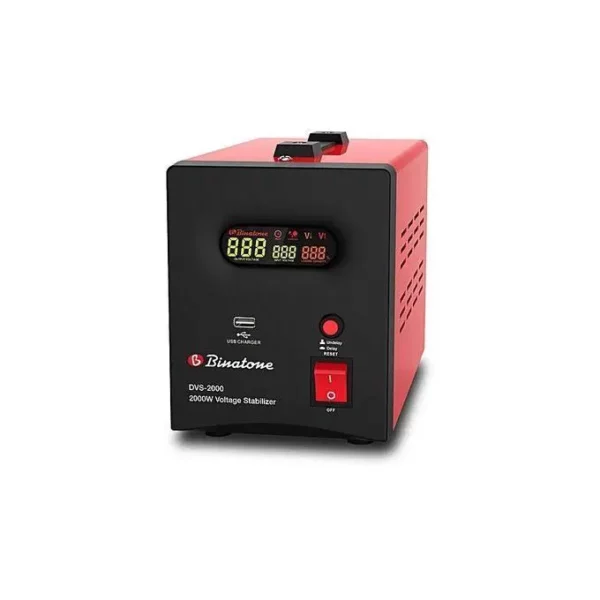 Régulateur de Tension – DVS-2000 – 2000 VA – Rouge