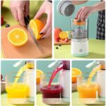 Presse-agrumes électrique à 360 ° – Machine à jus – Extracteur de jus – Pour maison, cuisine, voyage, hôtel – Image 4