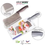 Couteau Hachoir à Viande en Acier Inoxydable (29cm) – Image 2