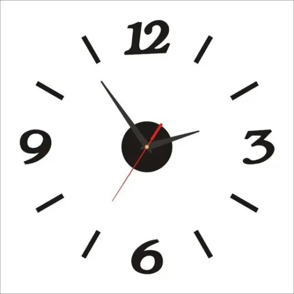 Horloge Murale Pour Décoration De Salon Sans Cadre