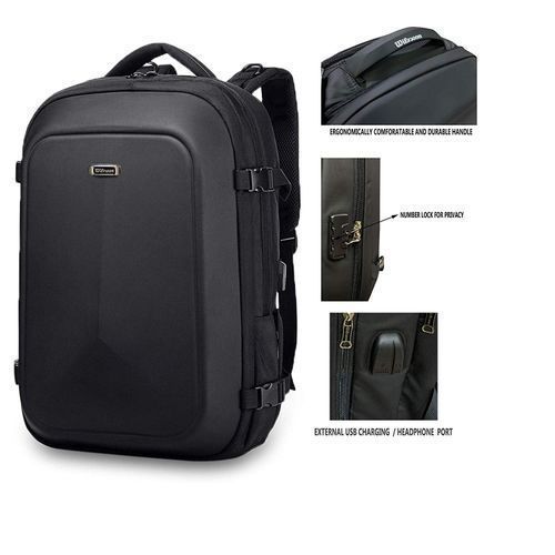 Sac A Dos A Port Usb - Noir