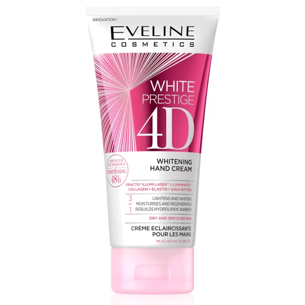 White Prestige 4D - Crème Blanchissante Pour les Mains - 100ml