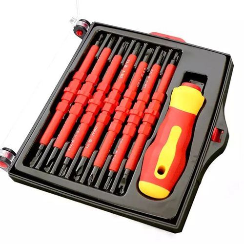 Jeu De Tournevis Professionnel De Précision 14 En 1 électricien, électrique, Isolé Multifonction