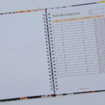 Budget planner à motif pagne - Marron – Image 3