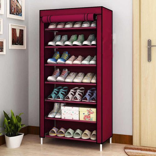 Armoire à Chaussures Battants Avec Housse