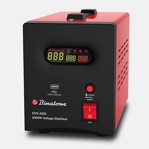 Stabilisateur/Régulateur Automatique De Tension DVS-2000 - Noir