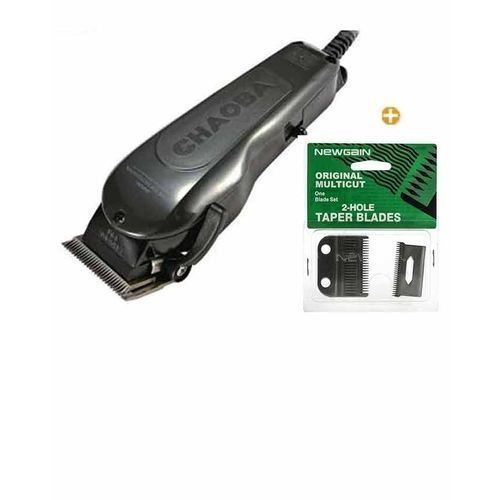 Tondeuse à Cheveux CH-808 - 220 V / 50 HZ - Noir + 1 Lame Pour Tondeuse De Cheveux Offerte - Garantie 3 Mois - Noir
