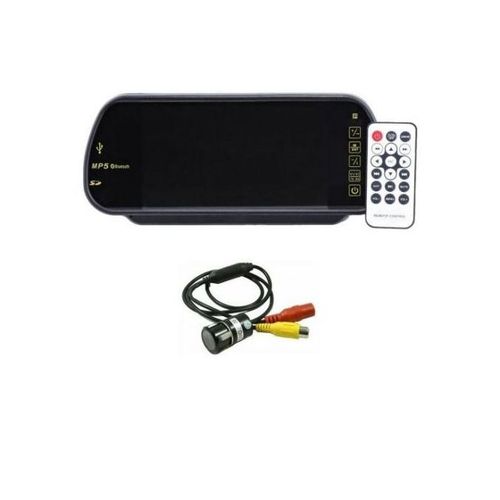 Moniteur Bluetooth Écran Tactile MP5 HD Caméra Inversée Vue Arrière Stationnement 7 Pouces LCD - Noir