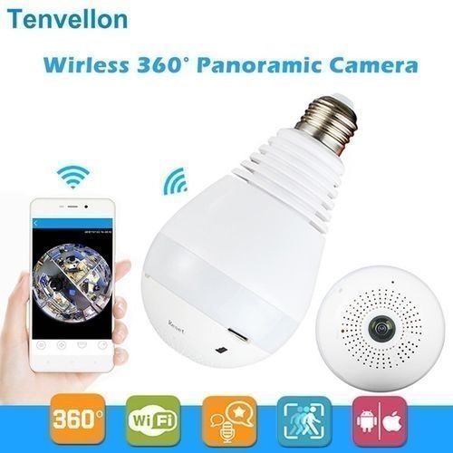 Caméra Ampoule Discret - Visualisation A Distance