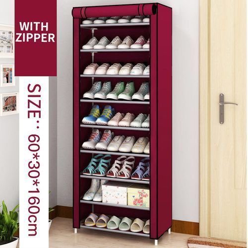 Meuble à Chaussures Non Tissé Anti-poussière épaississement Rehaussement