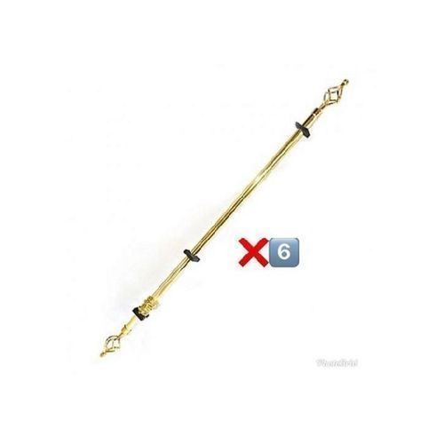 Lot De 6 Tringles à Rideaux 1M à 2M