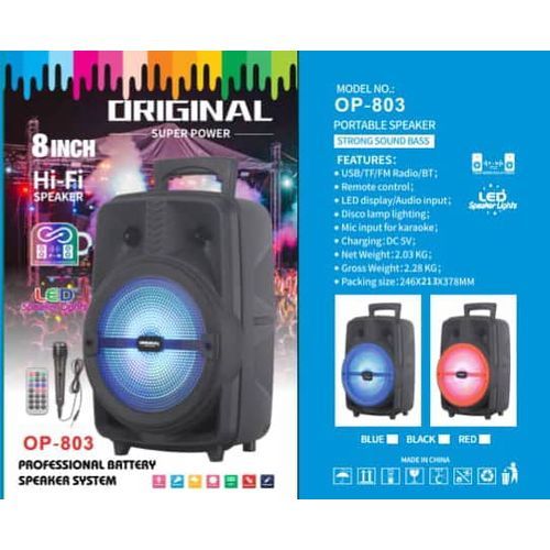 Haut Parleur Audio BAFFE - USB-FM RADIO + 1 Micro