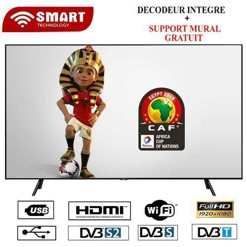 SMART TECHNOLOGY TV LED - 32 Pouces - Décodeur intégré - Noir